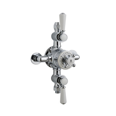 Triple Exposed Thermostatic Shower Valve