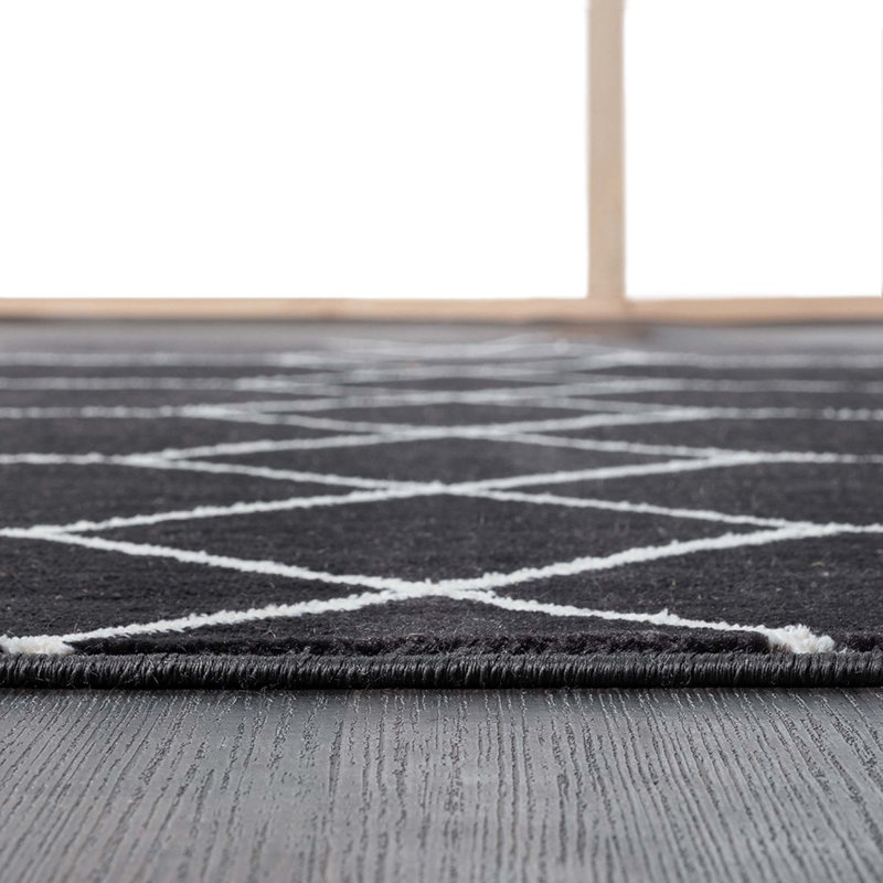 Tapis tissé à la machine Trellis, Rectangle 6 pi x 9 pi