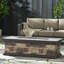 Foyer rectangulaire 50 000, en forme d'oxyde de magnésium, gris pierre, l 57,03 po x P 26,45 po P 17,3 h, sans assemblage requis