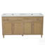 Meuble-lavabo avec lavabo double, grand rangement et portes à fermeture douce, parfait pour les salles de bain modernes et spacieuses-1713469449