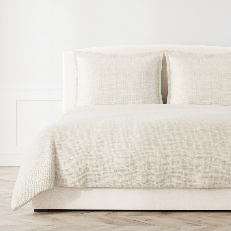 Screen Coverlet, Queen Coverlet / Bedspread, Silver