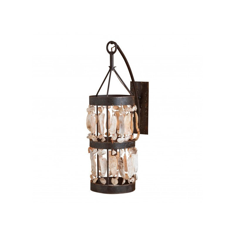 Oyster Shell 2 - Light Armed Sconce