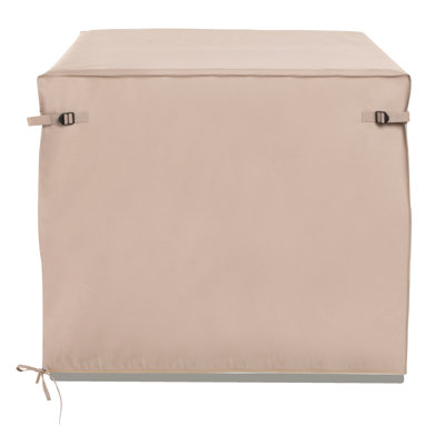 Modern Leisure Chalet Square Air Conditioner Cover, 36" Square x 30"H, Beige