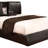 Ivorelle Brown Wood Frame Queen Panel Bed