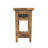 Eralynn Reclaimed Wood Charging Chairside Table