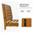 Aviannah Mid-century Modern Genuine Leather Solid Wood Platform Bed with Charging Ports-110843875-110843874