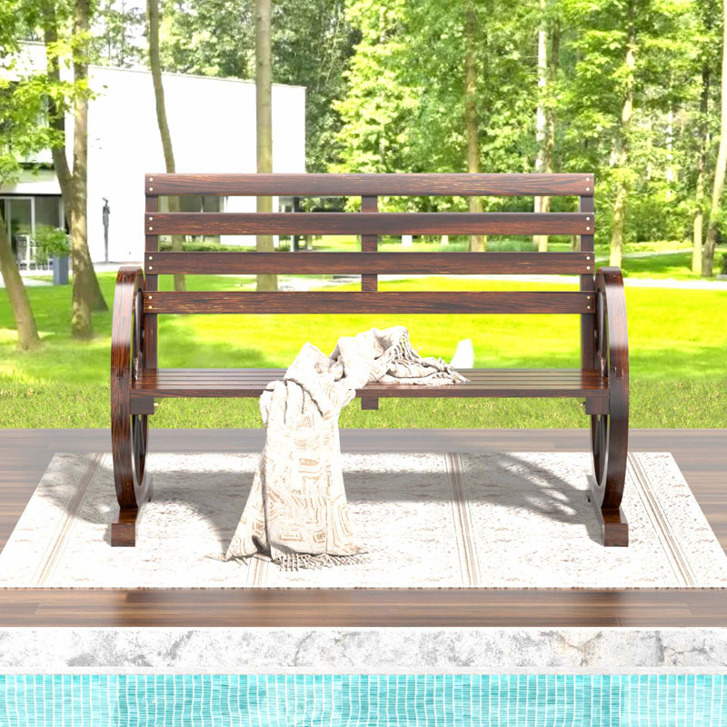 Banc d'extérieur en bois Daiden