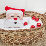 Hooked Petite Size Christmas Holiday Petite Size Accent Throw Pillow