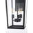 Messner Outdoor Wall Sconce in Black