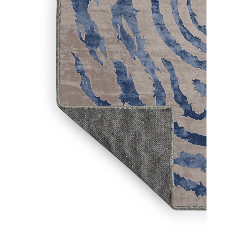 Tapis gris soyeux et moelleux, Tapis de couloir 2 pi x 5 pi