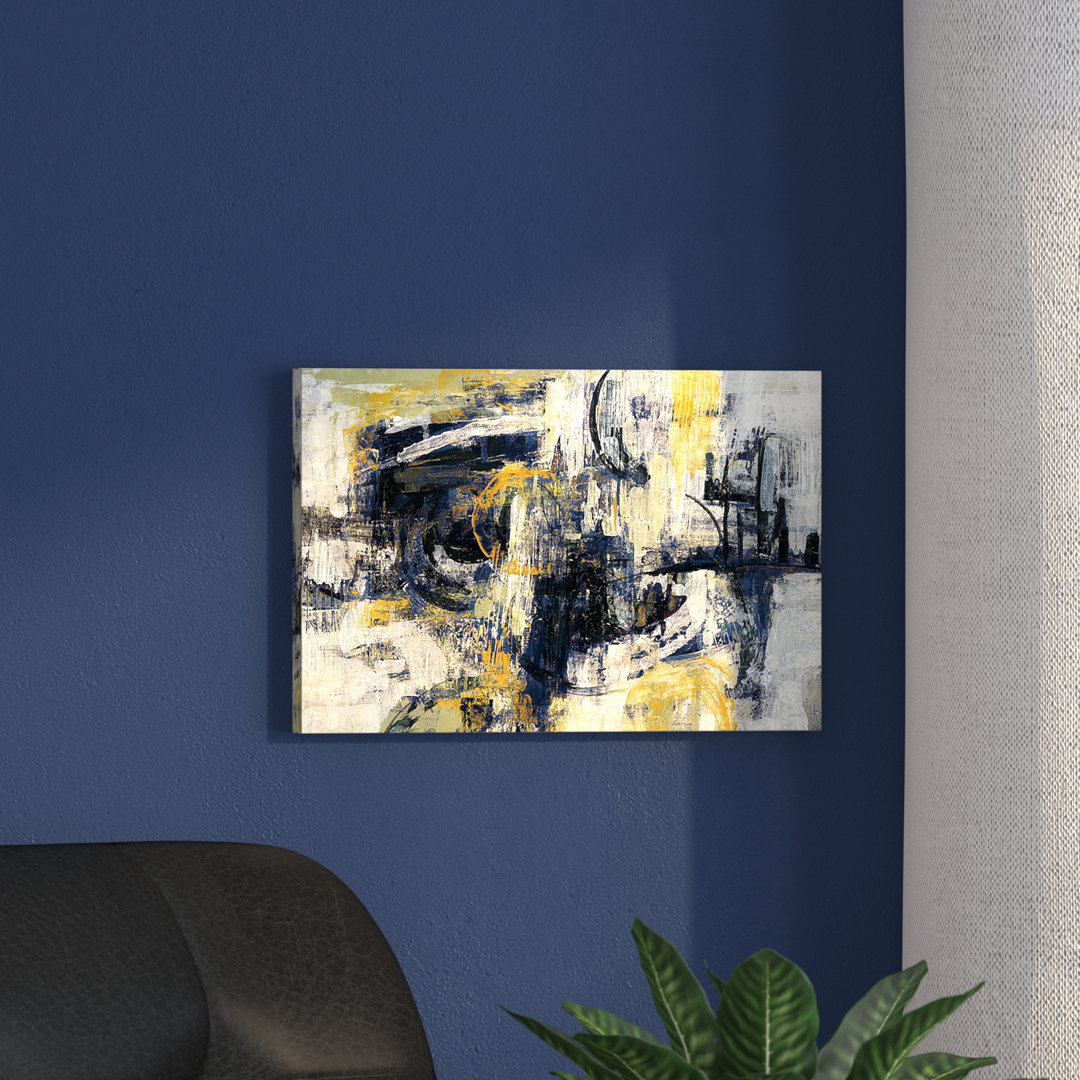 'Graffiti Wall III' Painting Print on Canvas East Urban Home Mat 