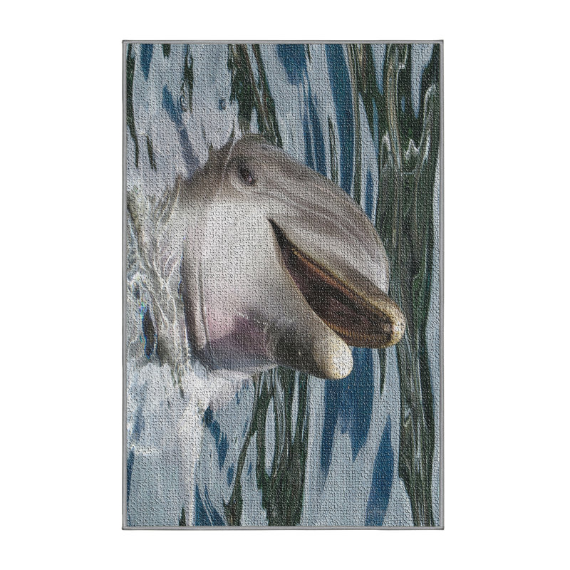 Tapis 3 zones grise dauphin, Rectangle 2 pi x 3 pi