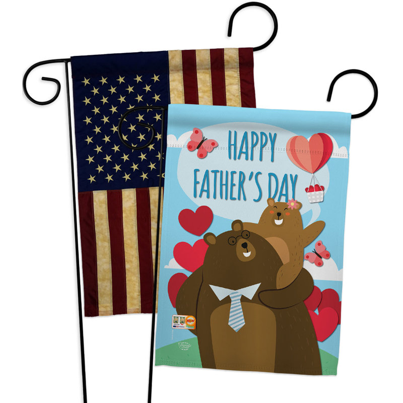 Drapeau de jardin en polyester 18,5 x 13 po Home Decor Home