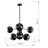 6 - Light Dimmable Sphere Chandelier-465815475-465815477