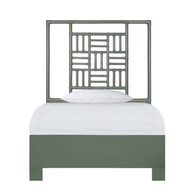Finn Twin Extra Long Bed, Turquoise