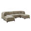 Canapé modulaire modulaire en coin en cendre de chenille pour coin salon-1998617253