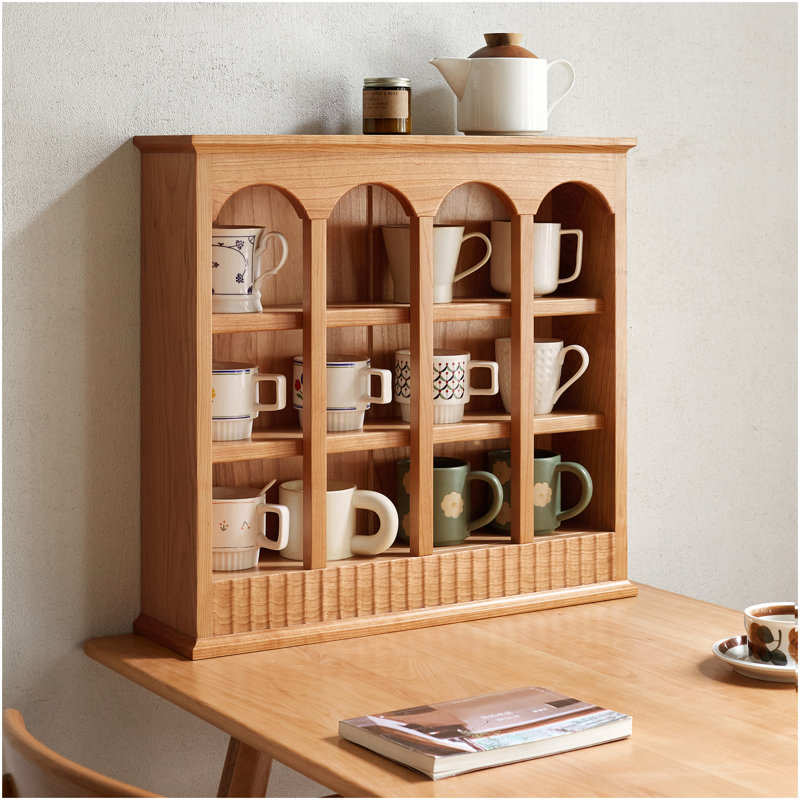 Porte-gobelet en bois de style européen pour table