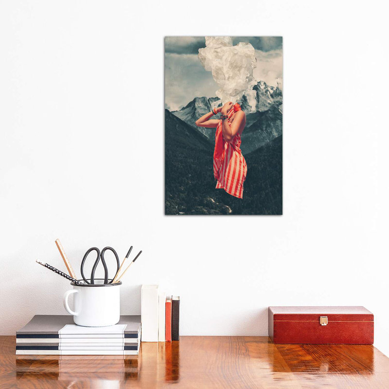 Overthinking by Frank Moth - Wrapped Canvas Print, 30.48 cm H x 45.72 cm W