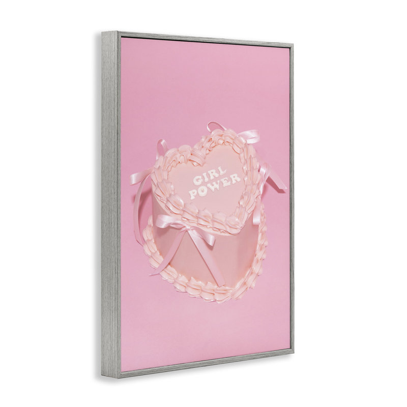 «Pink Girl Power Cake», estampe numérique par Lish Creative, Estampe numérique Farmhouse, H 30 po x l 20 po