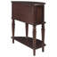 Console d'entrée simple en bois à deux portes Demilune-1753451500