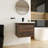 Larah 23.61'' Single Bathroom Vanity with Resin Top-798385147