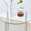 Glass Top End Table