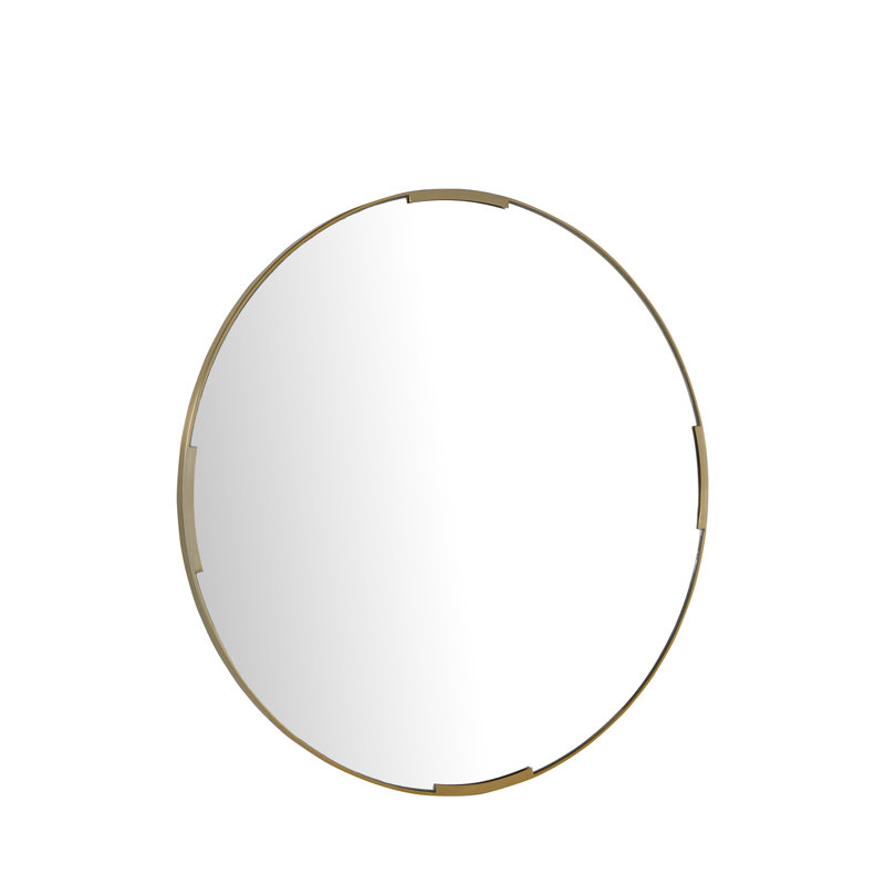 Baker Round Metal Wall Mirror
