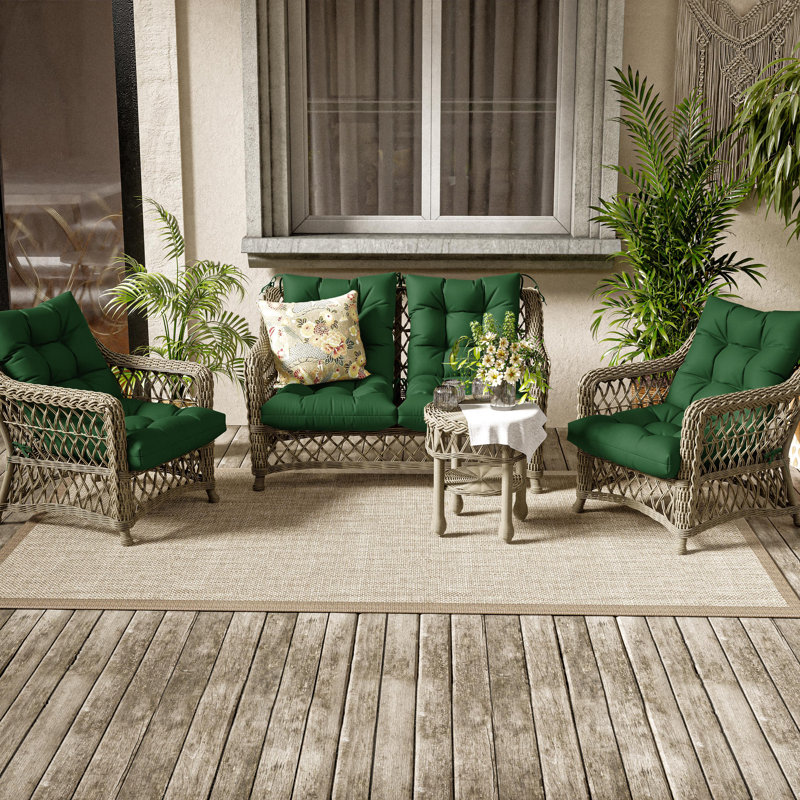 Outdoor/Indoor Seat / Back Cushion, Green