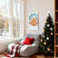 «Christmas Gingerbread House Candy Landscape», ensemble de 3 reproductions d'art sur toile-1836548179