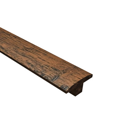 Bamboo 0.93"" Thick x 2.43"" Wide x 102"" Length T-Molding in Brown -  Victoria Home, 7106003719