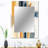 Modern Blue And Gold Abstract II - Abstract Unique Mirror, Modern Large Wall Mirror, Printed Metal Art-861158494