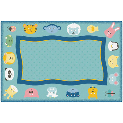 KIDSoft™ Tufted Light Blue Area Rug