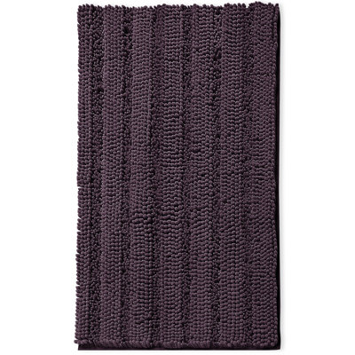 Clara Clark Chenille Extra Soft And Absorbent Bath Mat - Non Slip Fast Drying Bath Rug Set