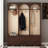 Arched Hall Tree With Hooks And Coat Rack & 3 Drawers-597001451