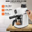 Stellweilan Tessberg Semi-Automatic Espresso Machine with Frother