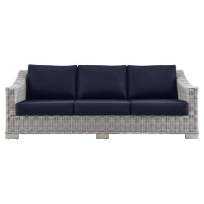 Modway Conway Outdoor Patio Wicker Rattan Sofa