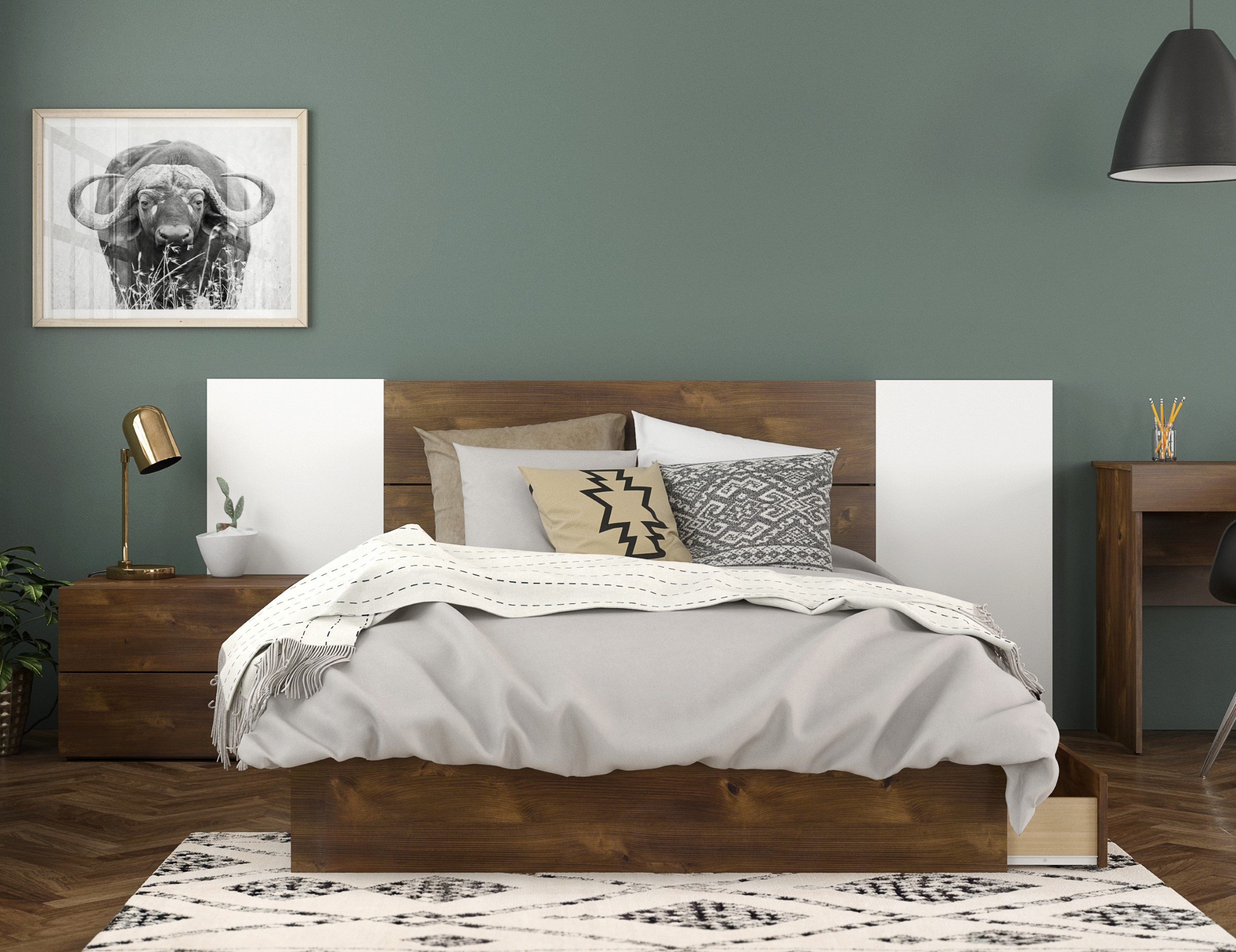 Trule Grantham Platform 2 Piece Bedroom Set - Wayfair Canada
