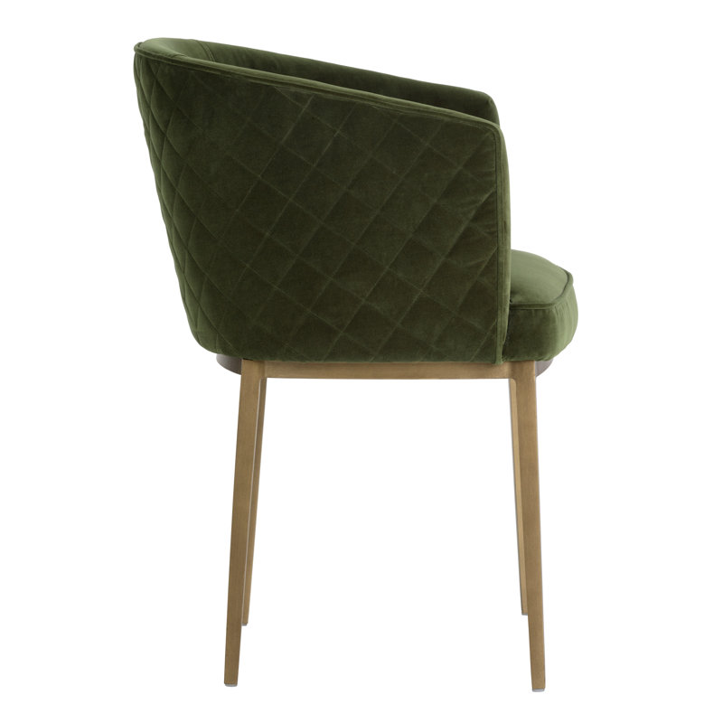 Cornella Upholstered Arm Chair, Green