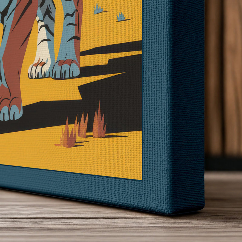 Days Since Last Accident Industrial - Wrapped Canvas, 18x12 - 45.7 x 30.5 cm, Teal Border