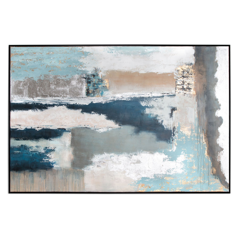 Cadre flottant, peinture sur toile
