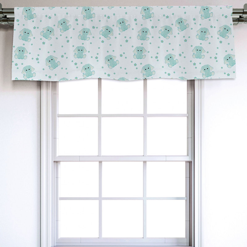 Sateen Ruffled Window Valance