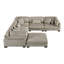 Canapé modulaire avec repose-pieds 6 pièces Koah Beth-131278570