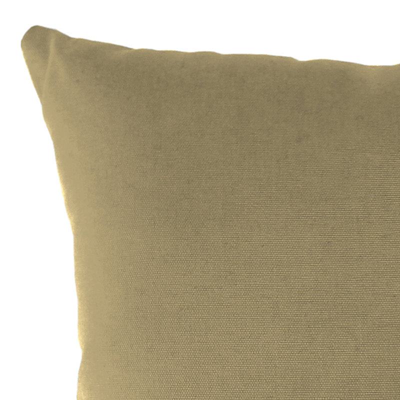 Sunbrella Outdoor Throw Pillow, Canvas Heather