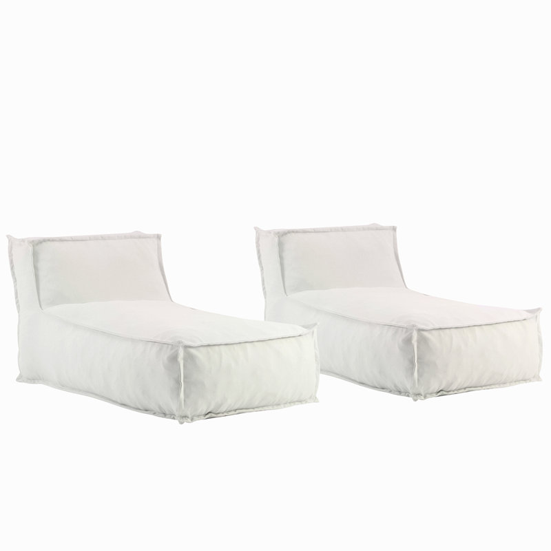 Ensemble de 2 fauteuils d'extérieur