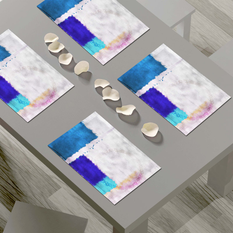 Napperon abstrait en polyester