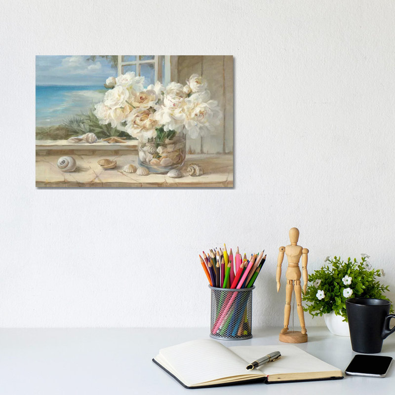 By The Sea - No Frame Print on Canvas, Floater Framed, 152.5 cm H x 101.5 cm W