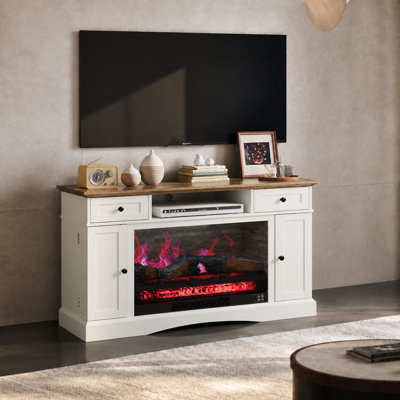 TV Stand for TVs up to 55" Fireplace