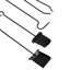 Ensemble de foyer avec support, brosse, pelle, tisonnier, pinces, L 8,25 po x l 6,75 po x H 26,25 po, 4 pièces