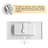 30" Freestanding Single Solid Wood Frame Bathroom Vanity with Composite Solid Surface Top