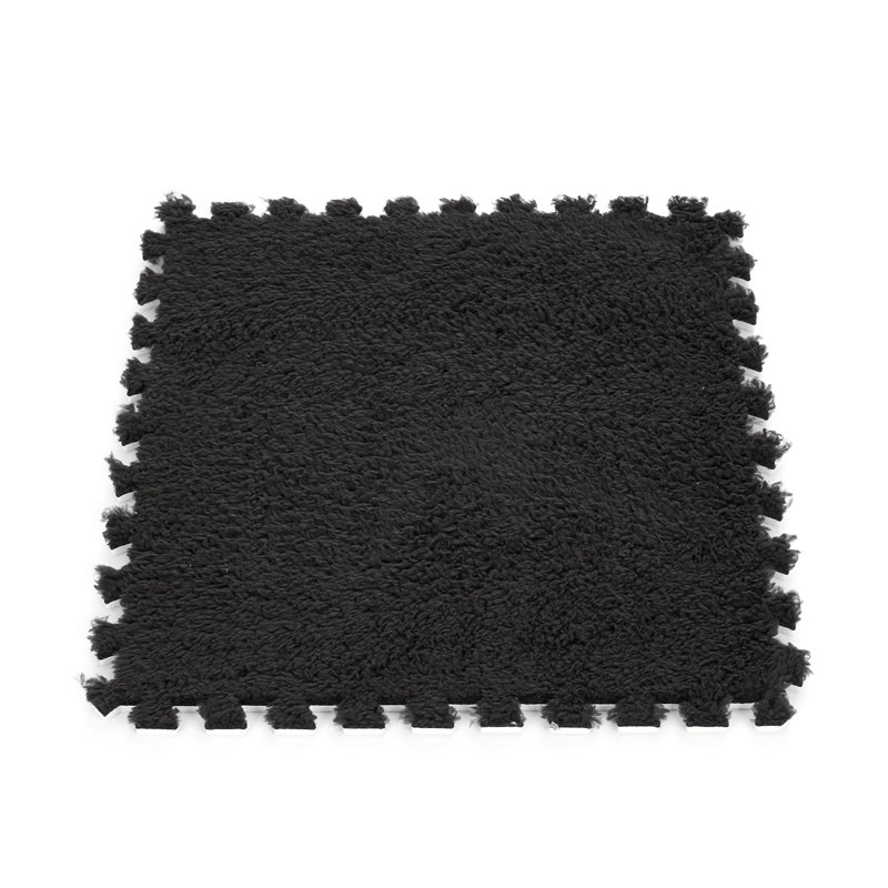 Square Felt Machine Tufted 30cm X 30cm Area Rug Set